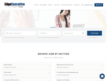 Tablet Screenshot of edgeexecutive.com